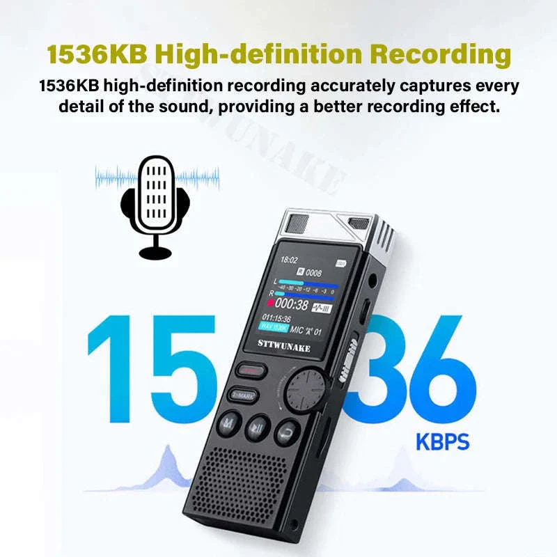 Voice Activation Recorder with Dual-Core AI Noise Reduction - Image 3