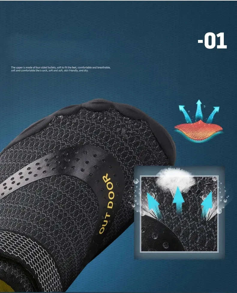 Men's Water Wading Shoes for Steady Grip and Wet Comfort - Image 12
