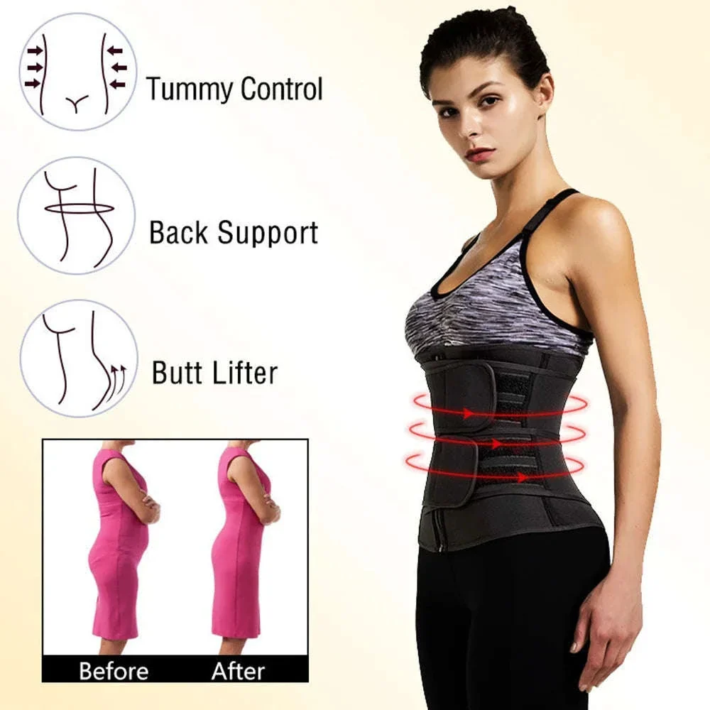 Waist Trainer Fitness Belt for Core Support and Workouts - Image 12