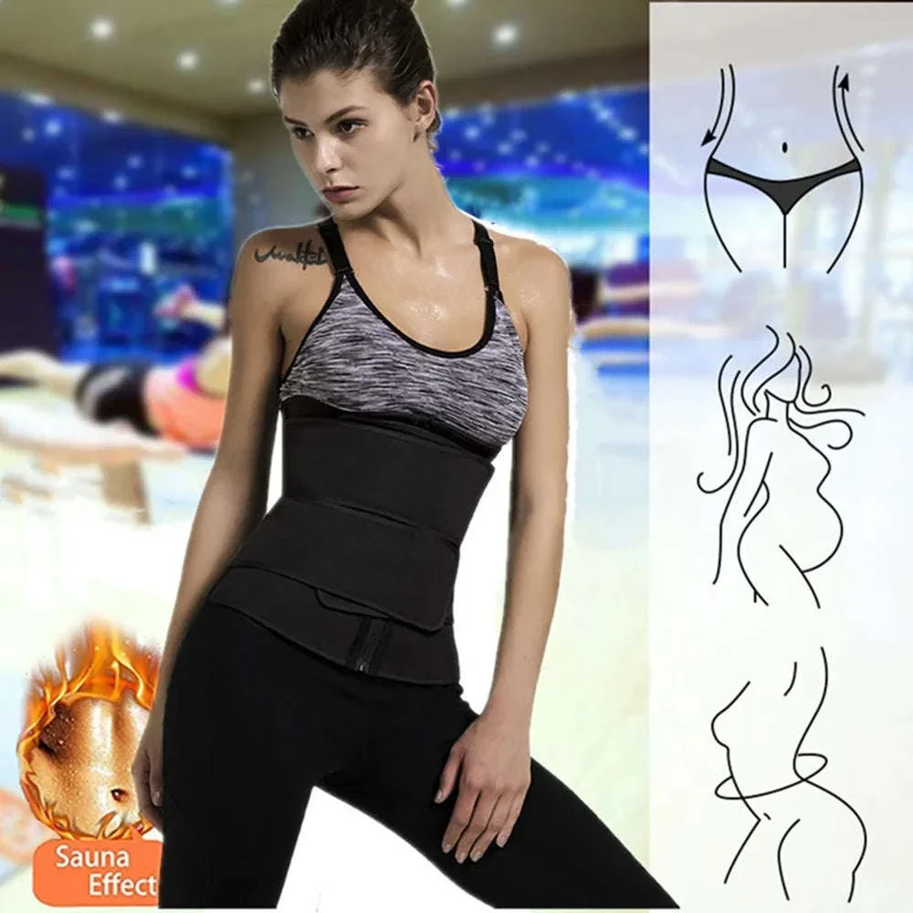 Waist Trainer Fitness Belt for Core Support and Workouts - Image 2