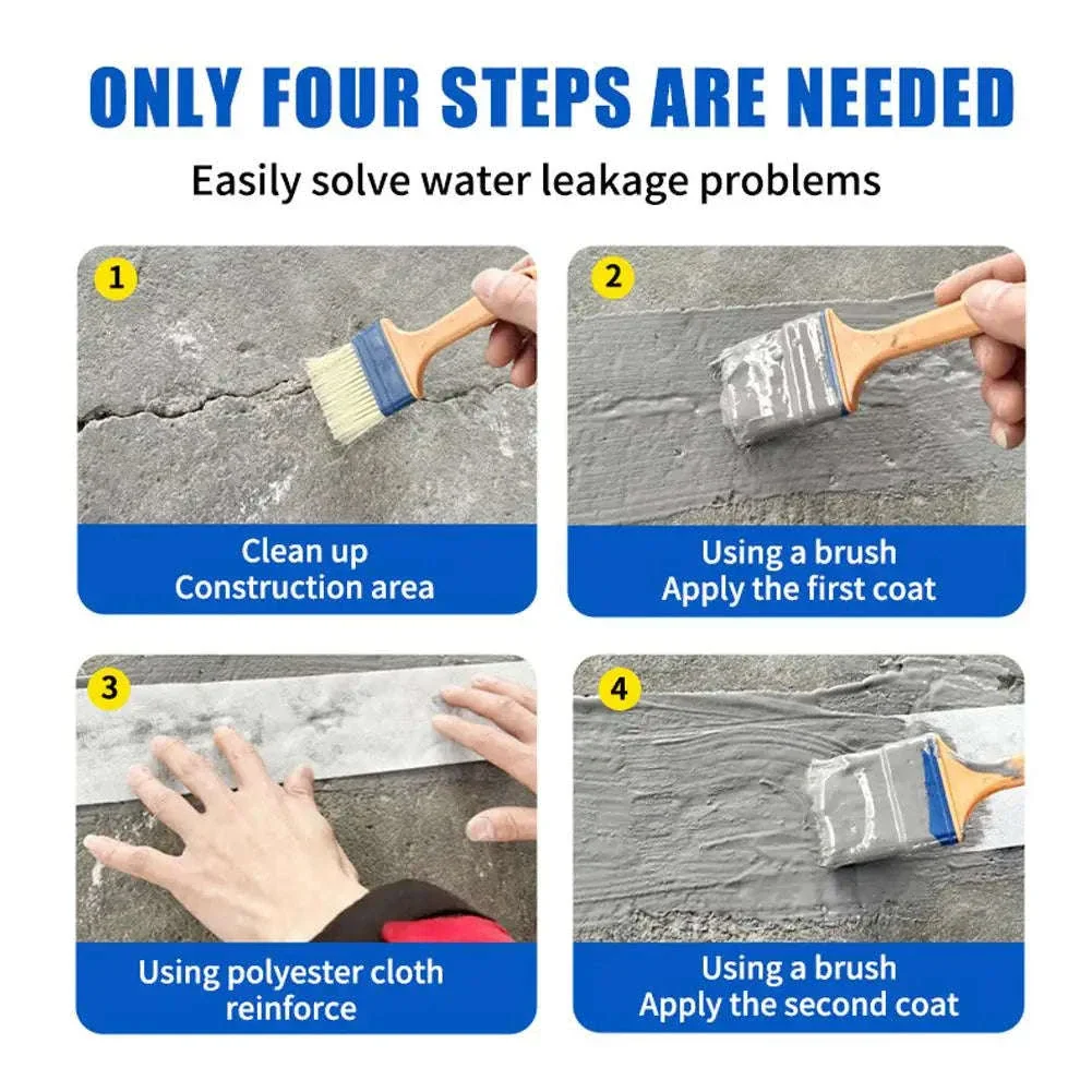 Water-Based Polyurethane Waterproof Coating for Leak Repair - Image 10