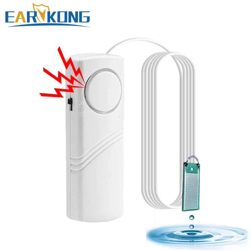 Water Leak Alarm with 90dB Siren for Early Flood Warning - Image 2