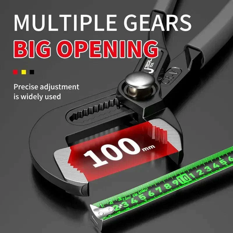 Quick-Release Adjustable Water Pump Pliers for Plumbing Repairs - Image 2