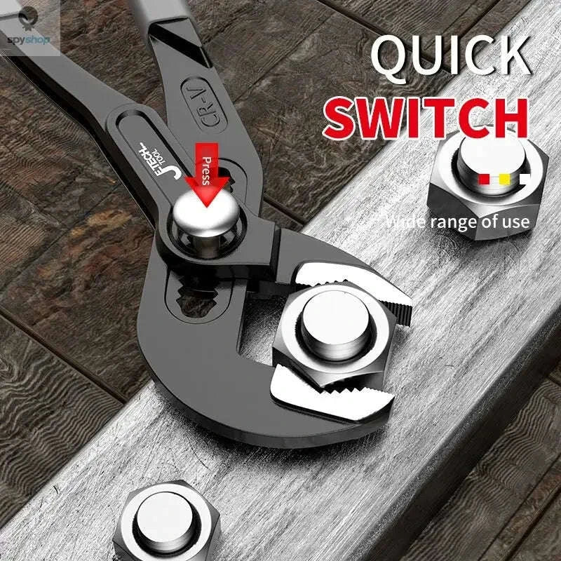 Quick-Release Adjustable Water Pump Pliers for Plumbing Repairs - Image 4
