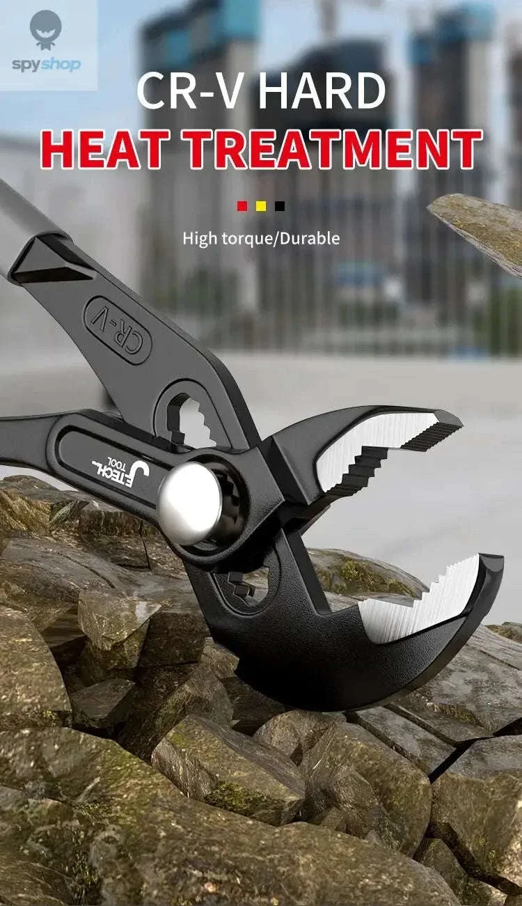 Quick-Release Adjustable Water Pump Pliers for Plumbing Repairs - Image 8