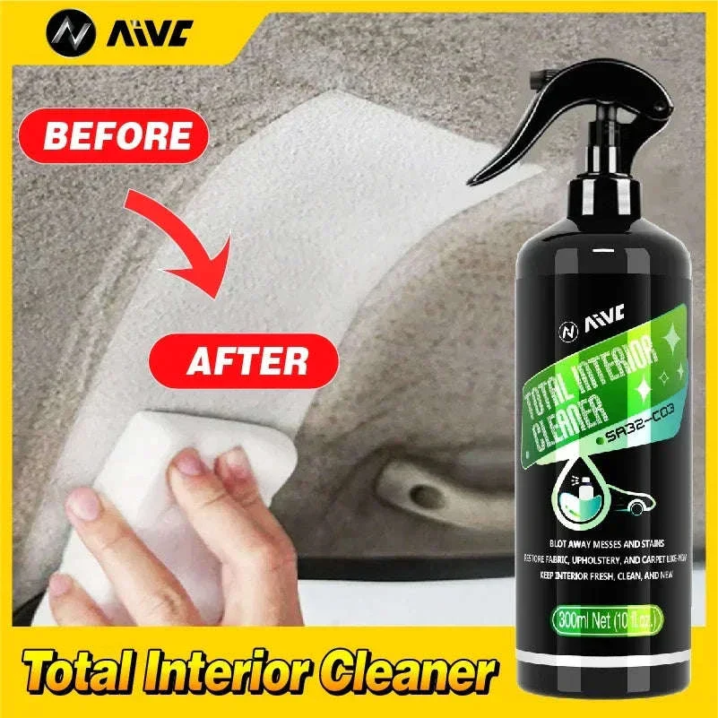 Waterless Car Interior Cleaner for Fabric, Leather & Dashboard