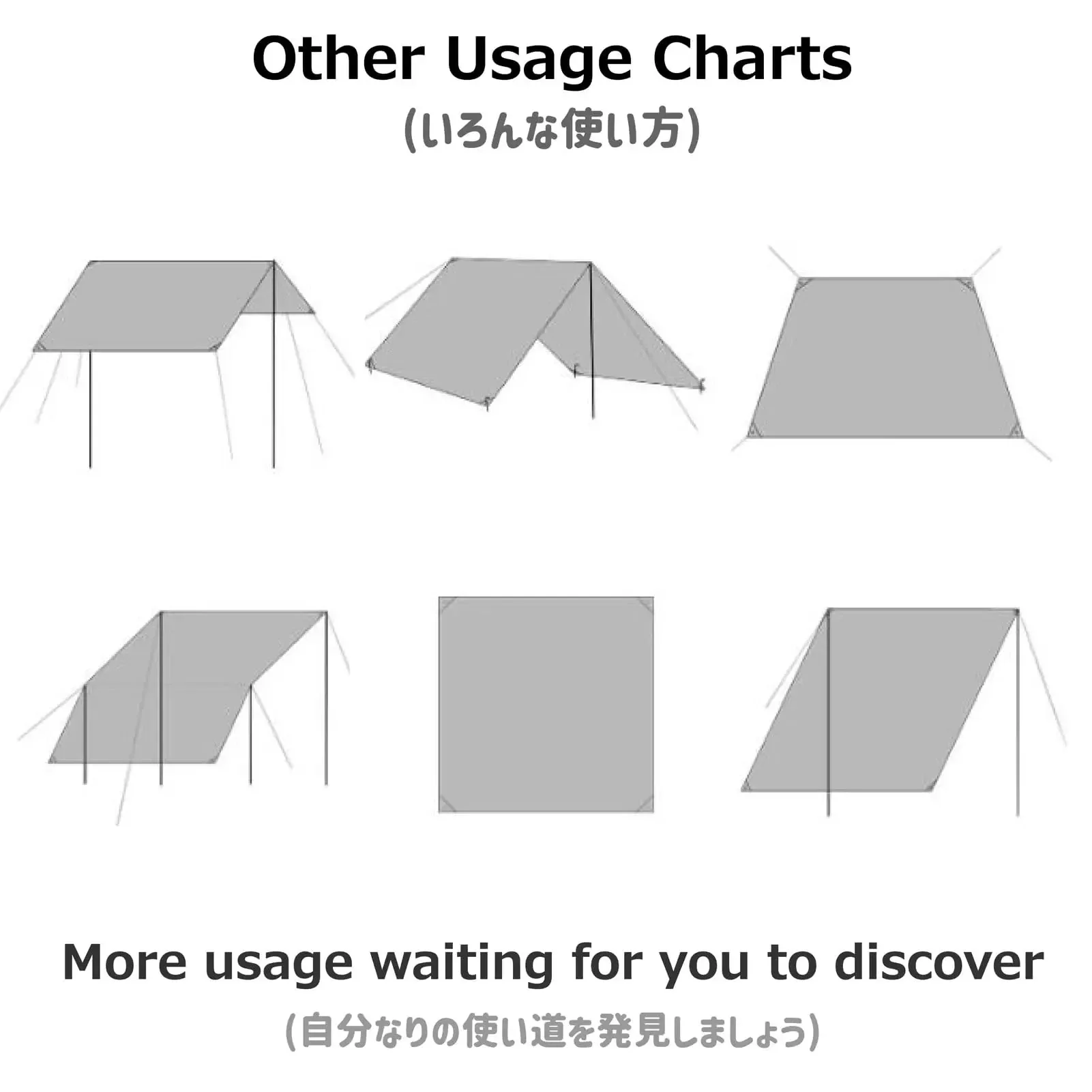 Waterproof Camping Tarp Shelter for Rain, Shade, and Ground Cover - Image 6