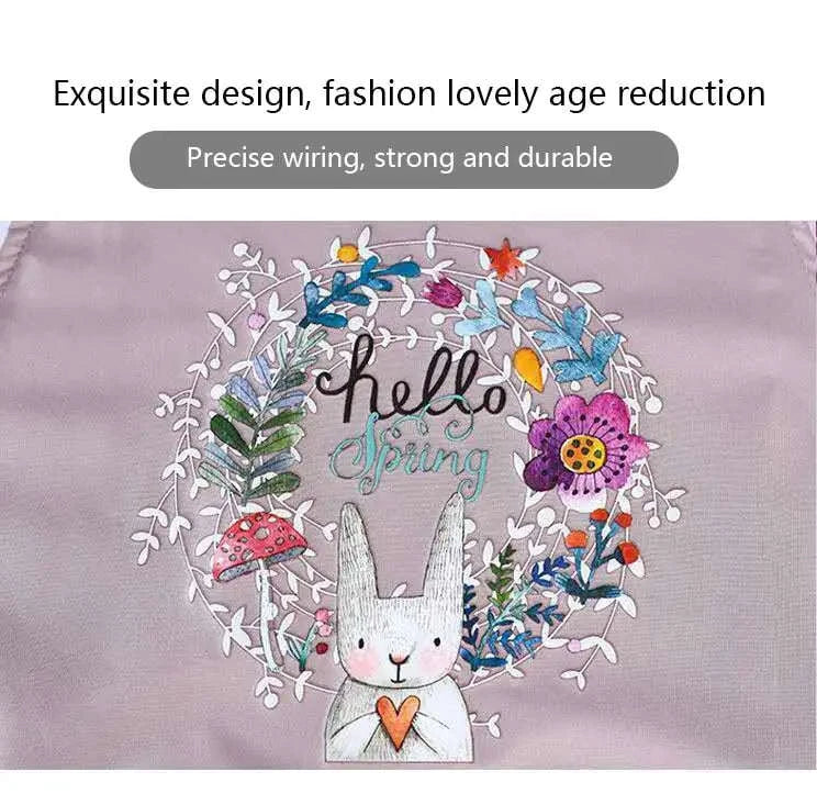 Waterproof Oil-Proof Kitchen Apron with Hand-Wipe Design - Image 11