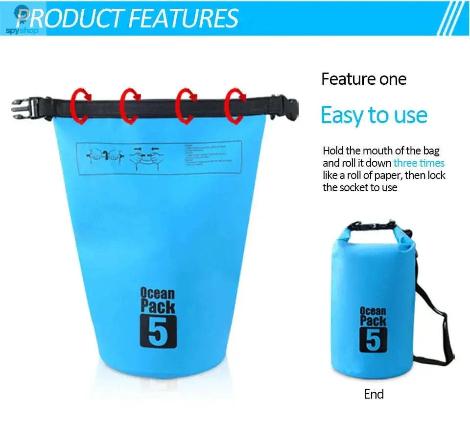 Waterproof PVC Dry Bag for Kayaking and Outdoor Adventures - Image 11