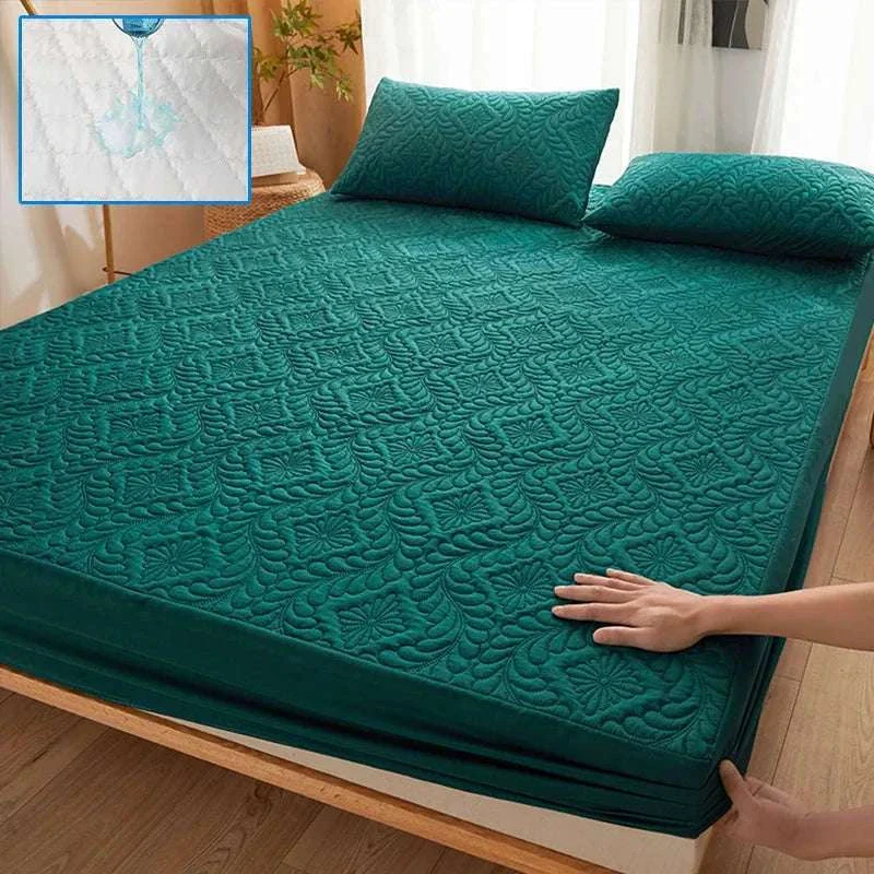 Quilted Mattress Protector for Soft Comfort and Everyday Protection - Image 2