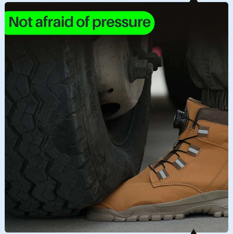 Waterproof Steel Toe Work Boots for Men with Ankle Support - Image 20