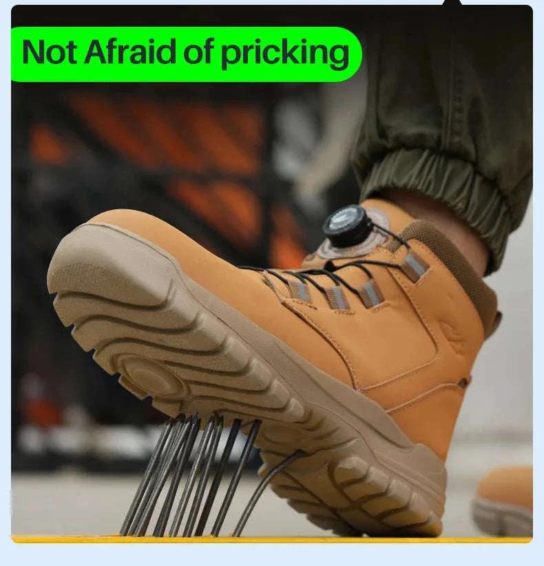 Waterproof Steel Toe Work Boots for Men with Ankle Support - Image 21