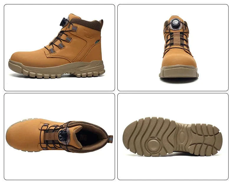 Waterproof Steel Toe Work Boots for Men with Ankle Support - Image 33