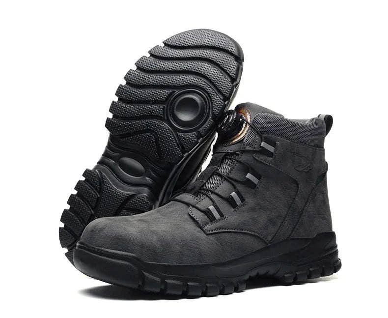 Waterproof Steel Toe Work Boots for Men with Ankle Support - Image 34
