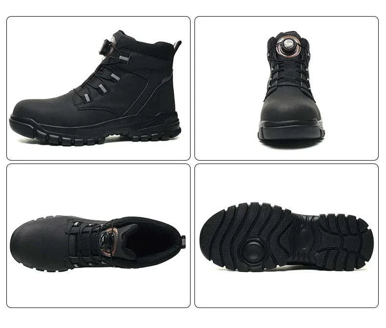 Waterproof Steel Toe Work Boots for Men with Ankle Support - Image 37