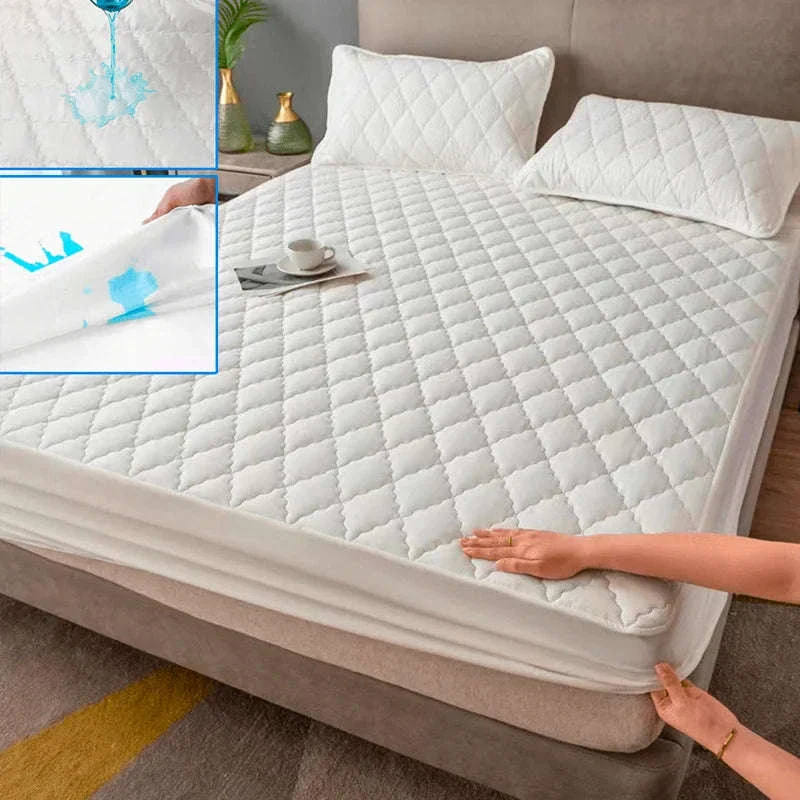 Waterproof Mattress Protector Fitted Sheet for Everyday Clean Sleep - Image 3