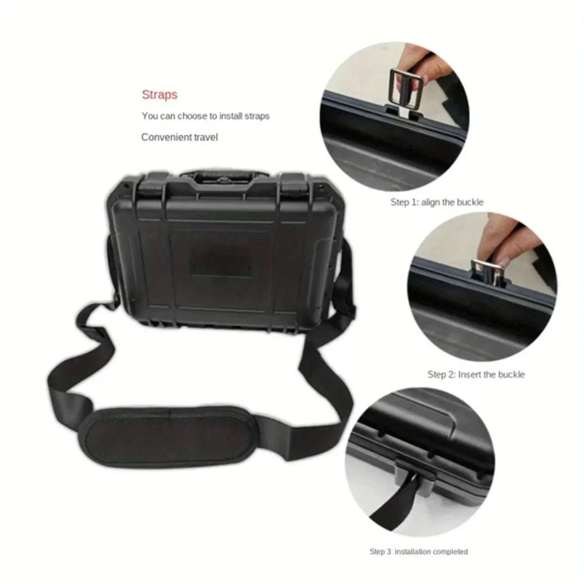 Waterproof Tool Case with Pre-Cut Sponge Inserts - Image 3