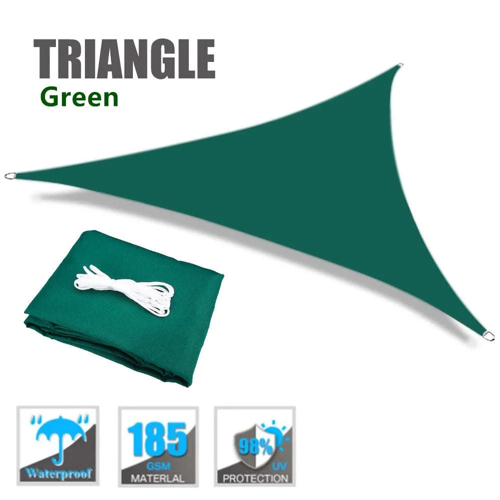 Waterproof Triangle Sun Shade Sail for Outdoor Protection - Image 15