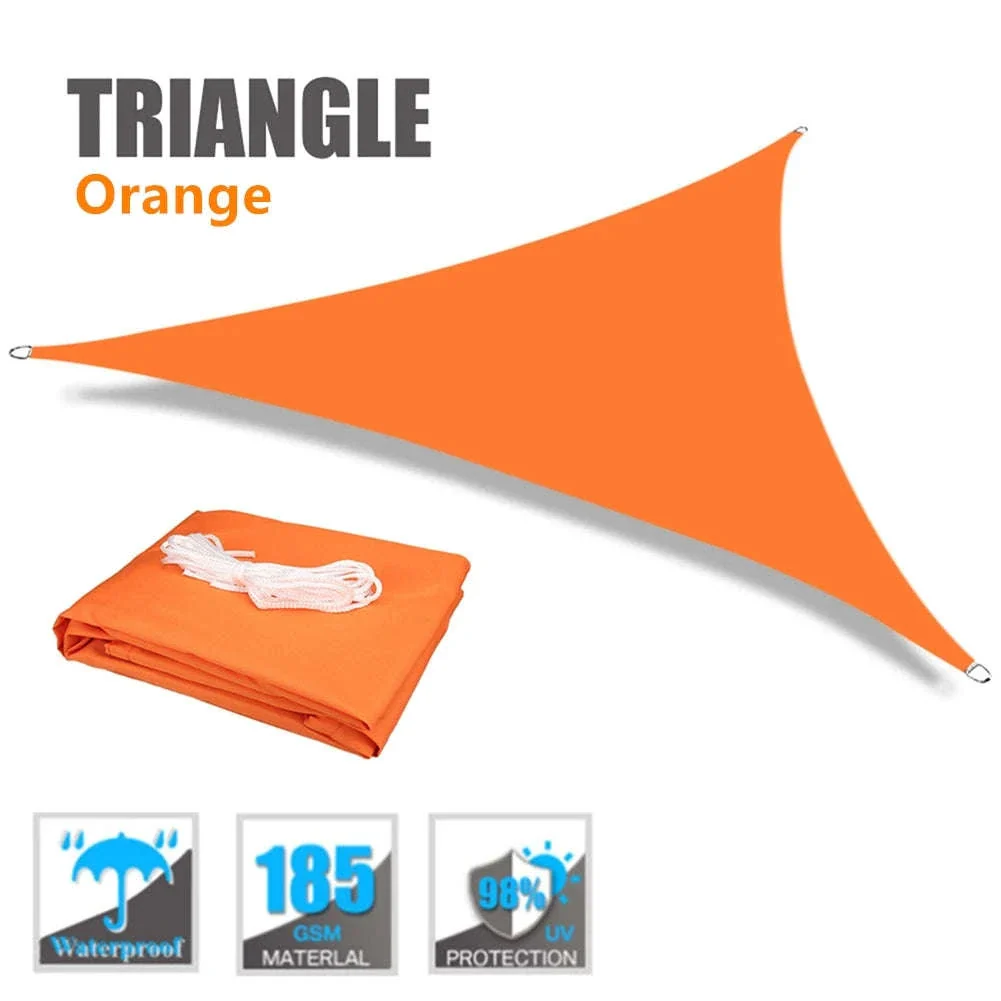 Waterproof Triangle Sun Shade Sail for Outdoor Protection - Image 8