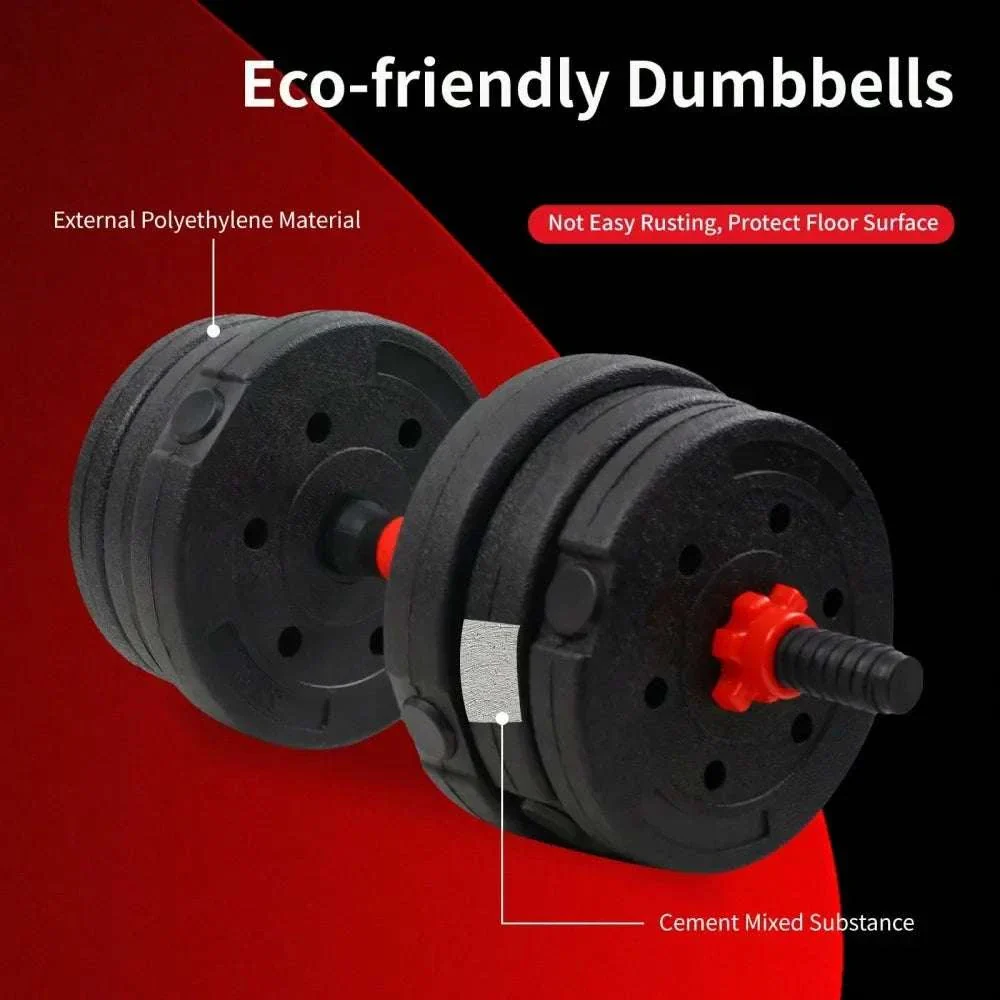 44LB Adjustable Dumbbell & Barbell Set for Home Strength Training - Image 5
