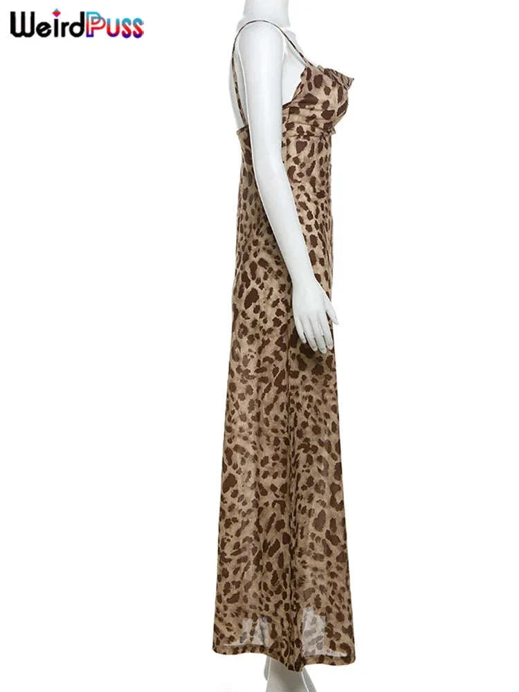 Backless Ruffle Mini Dress with Spaghetti Straps - Image 11