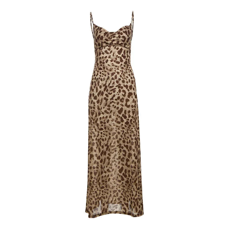 Backless Ruffle Mini Dress with Spaghetti Straps - Image 8