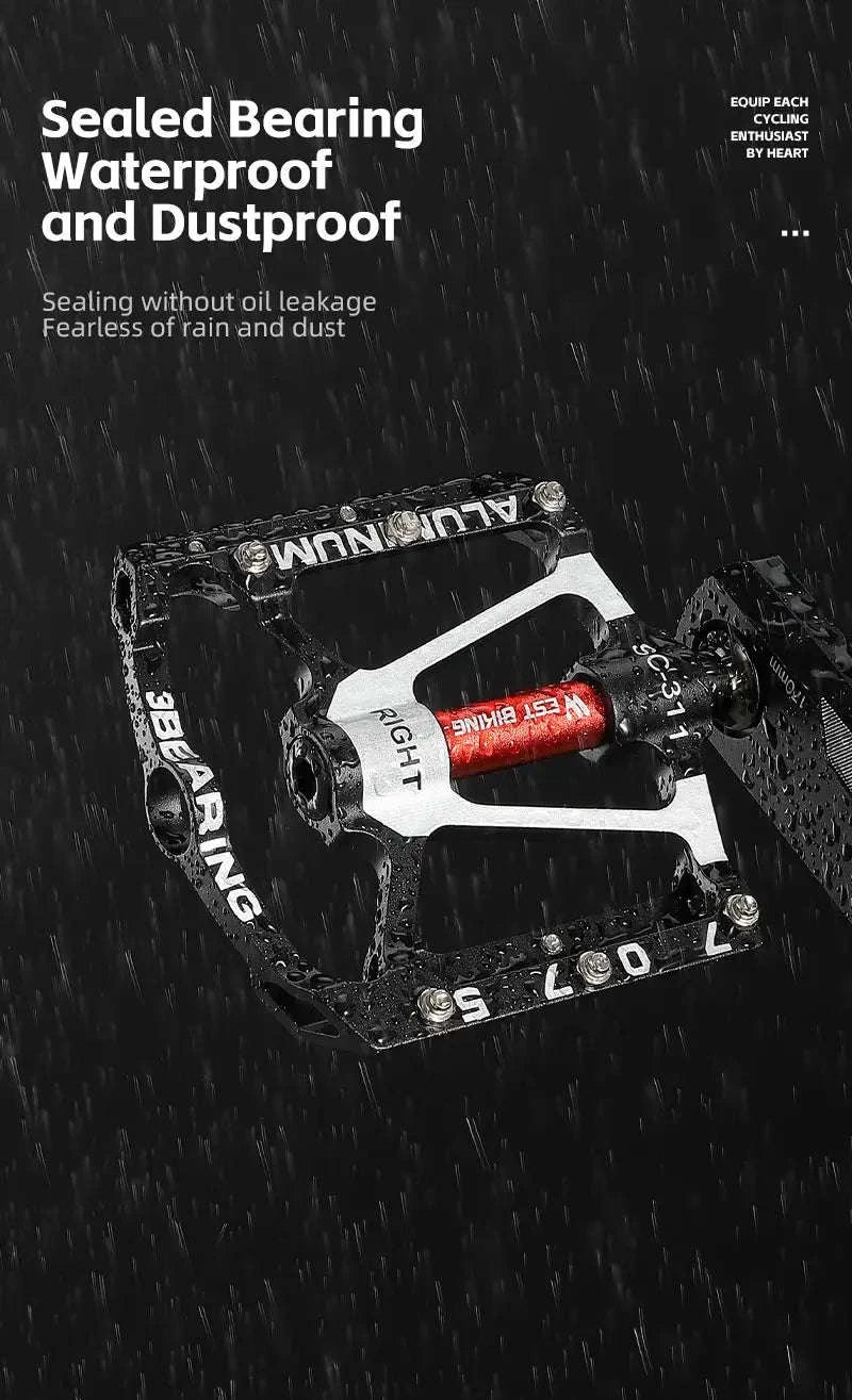 3 Bearing Bike Pedals CNC Aluminum Alloy, Smooth Ride Control - Image 12