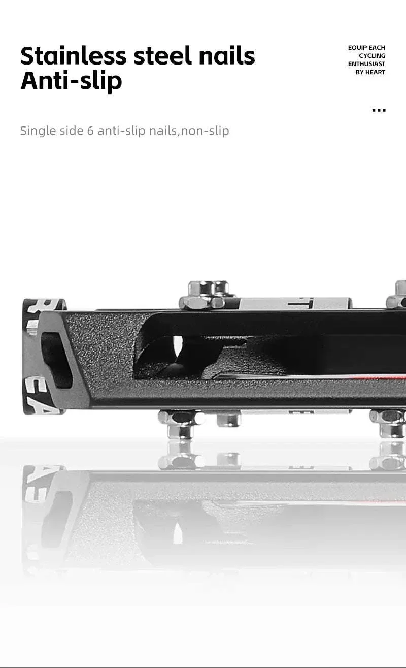 3 Bearing Bike Pedals CNC Aluminum Alloy, Smooth Ride Control - Image 14