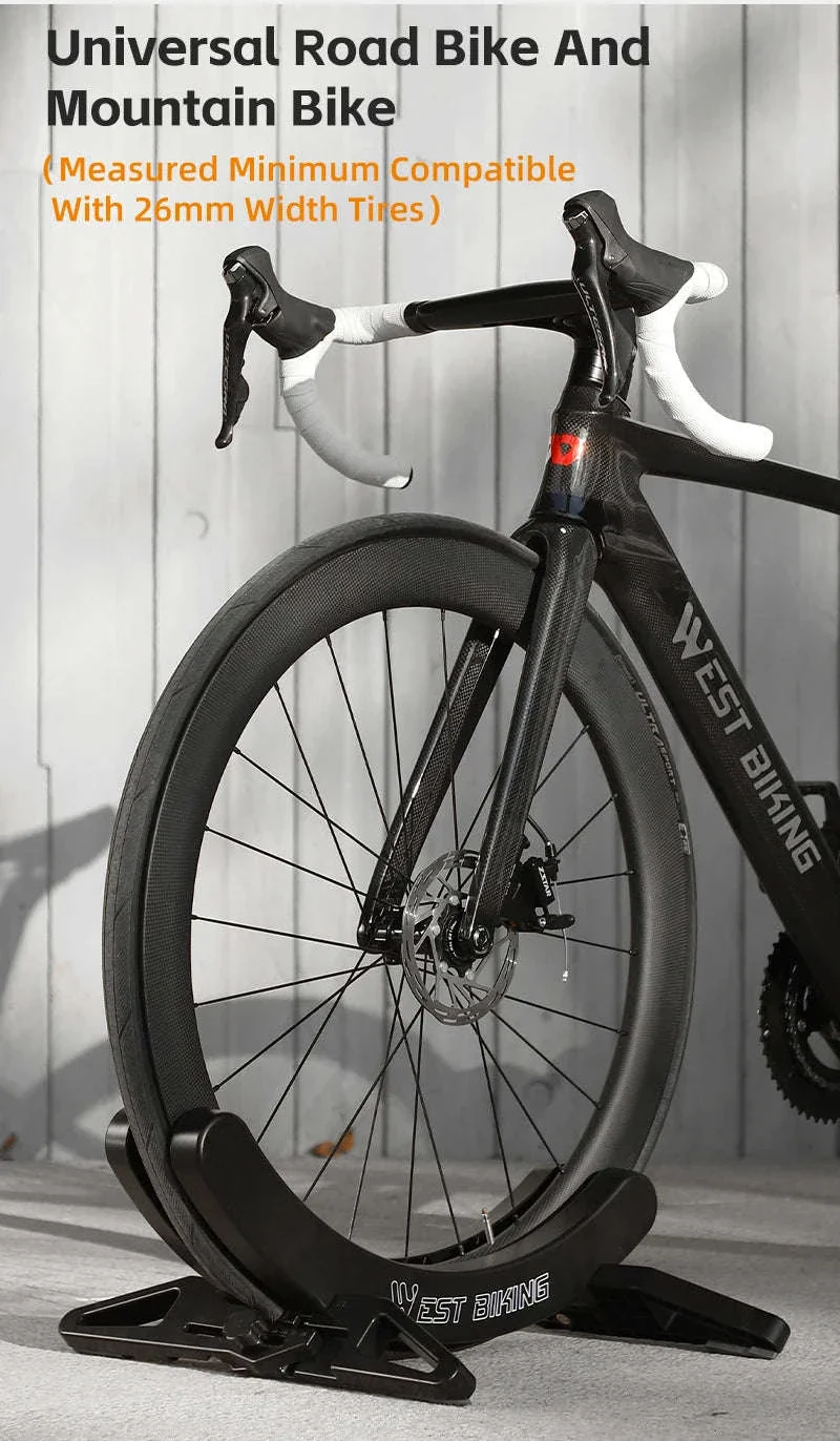 Adjustable Bicycle Parking Rack for Stable Indoor Bike Storage - Image 10