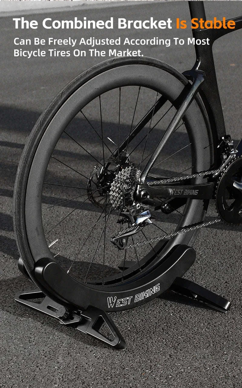 Adjustable Bicycle Parking Rack for Stable Indoor Bike Storage - Image 12