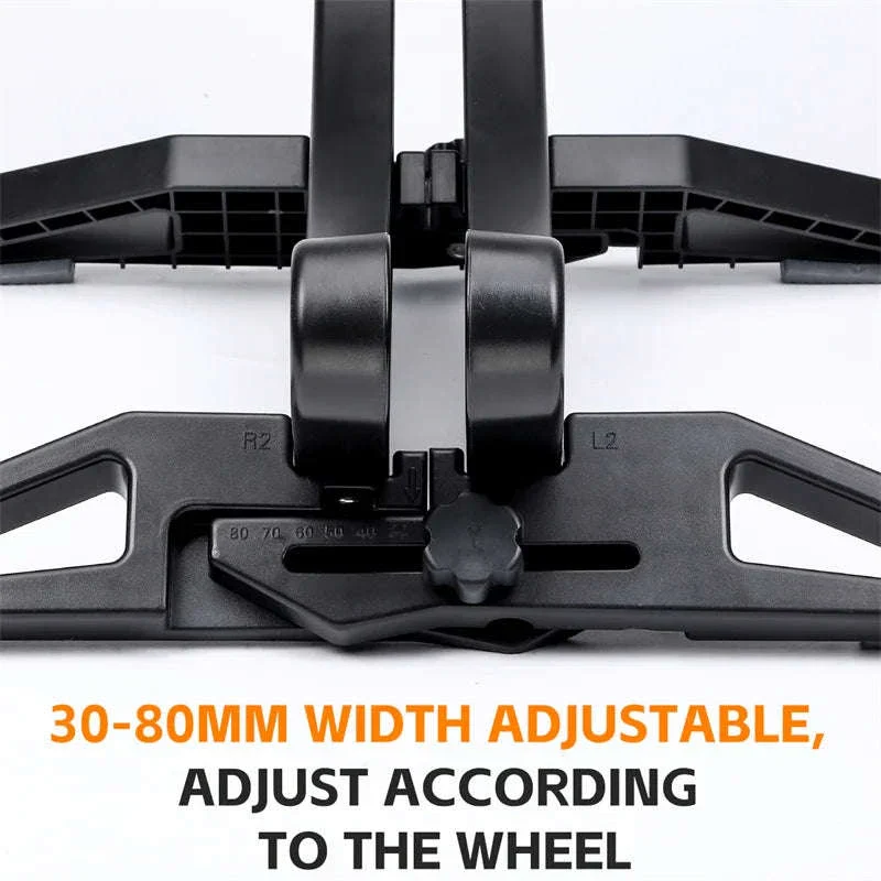 Adjustable Bicycle Parking Rack for Stable Indoor Bike Storage - Image 3