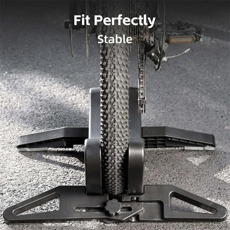 Adjustable Bicycle Parking Rack for Stable Indoor Bike Storage - Image 4
