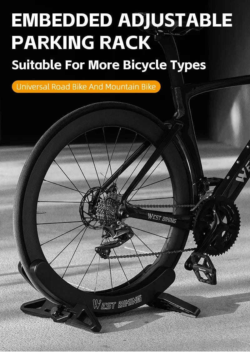 Adjustable Bicycle Parking Rack for Stable Indoor Bike Storage - Image 7
