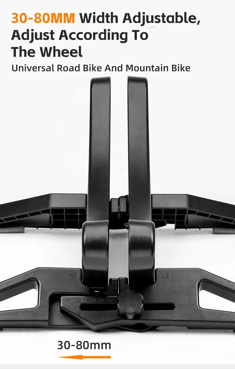 Adjustable Bicycle Parking Rack for Stable Indoor Bike Storage - Image 9