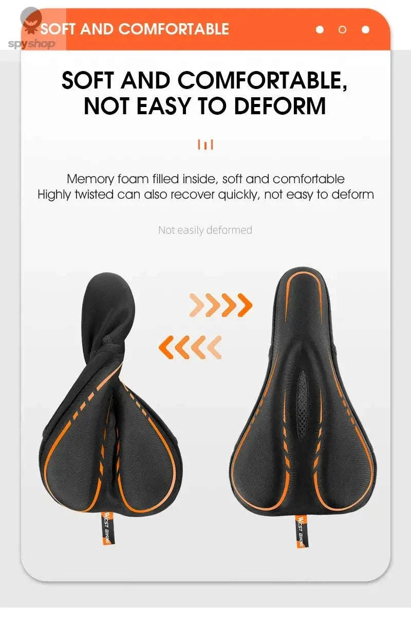 Silicone Bike Saddle Cover for All-Day Comfort Cycling - Image 15