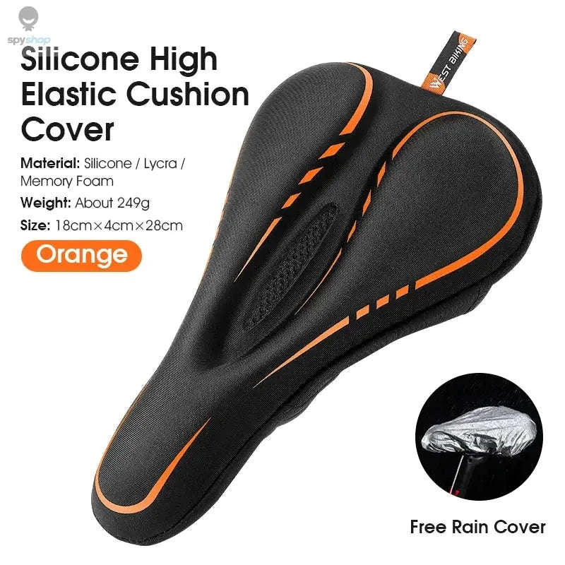 Silicone Bike Saddle Cover for All-Day Comfort Cycling - Image 26