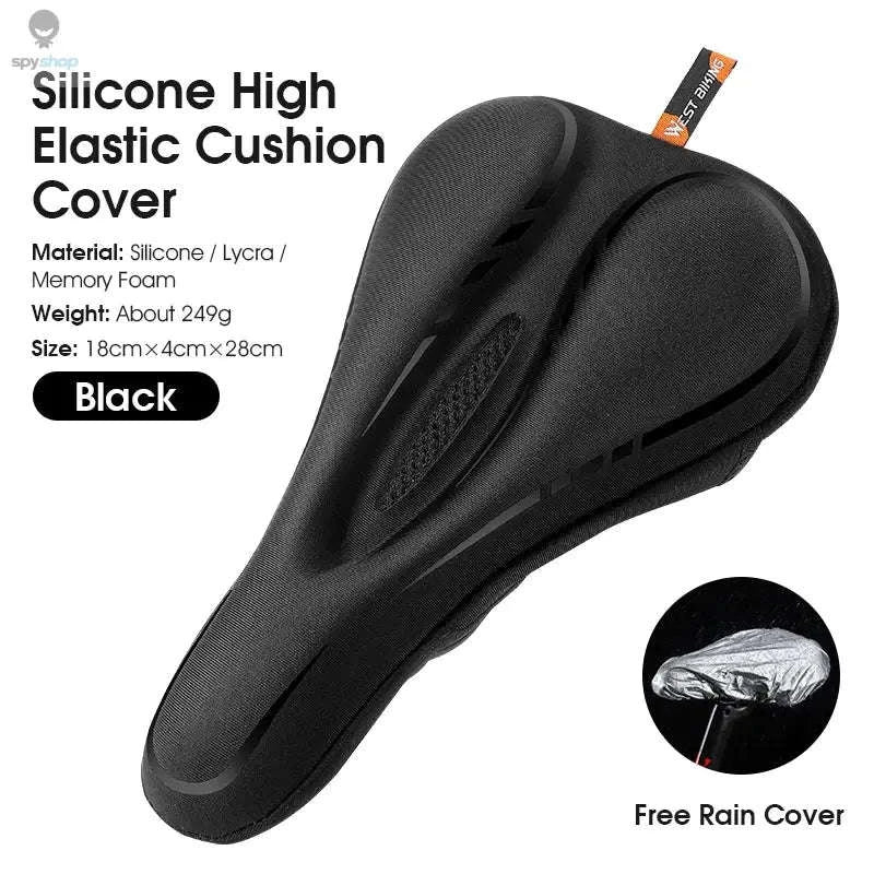 Silicone Bike Saddle Cover for All-Day Comfort Cycling - Image 28