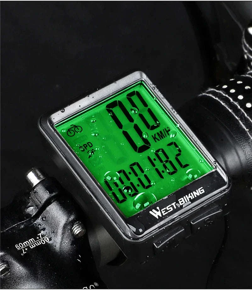 Bicycle Wireless Computer with Backlight Odometer and Speedometer - Image 13