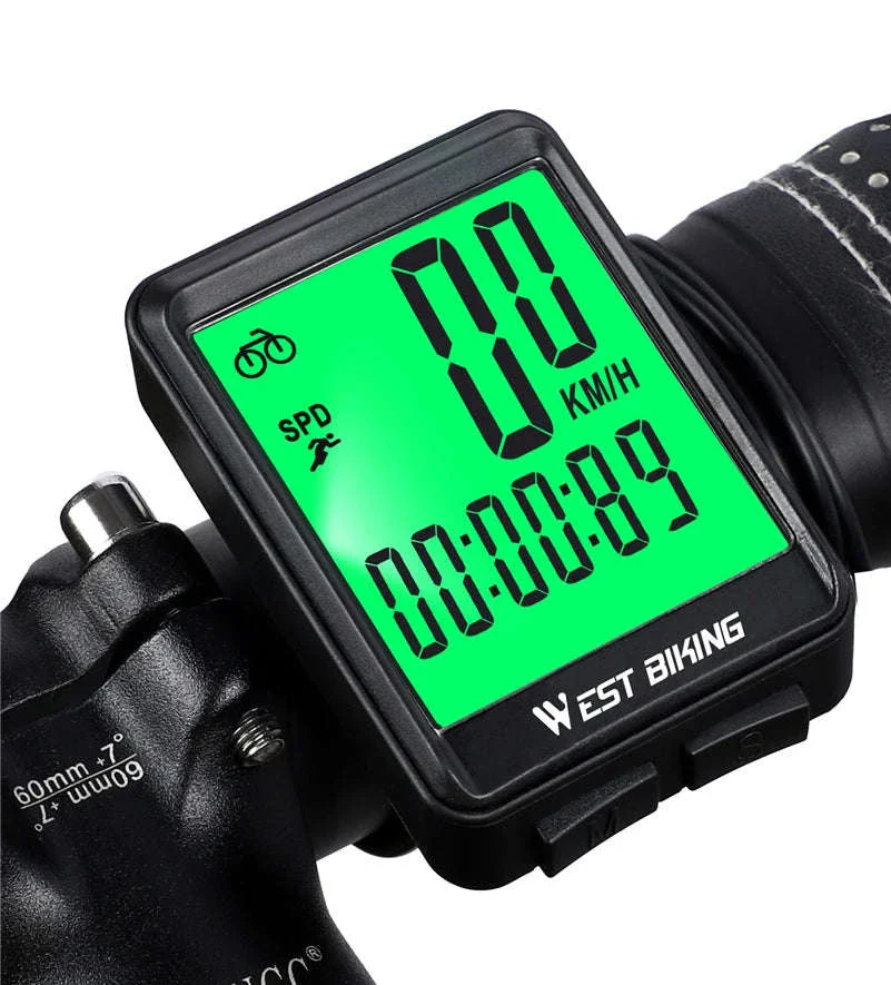 Bicycle Wireless Computer with Backlight Odometer and Speedometer - Image 20