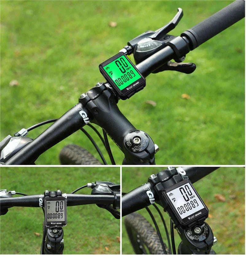 Bicycle Wireless Computer with Backlight Odometer and Speedometer - Image 21
