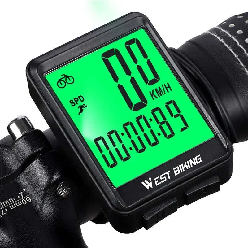 Bicycle Wireless Computer with Backlight Odometer and Speedometer - Image 22