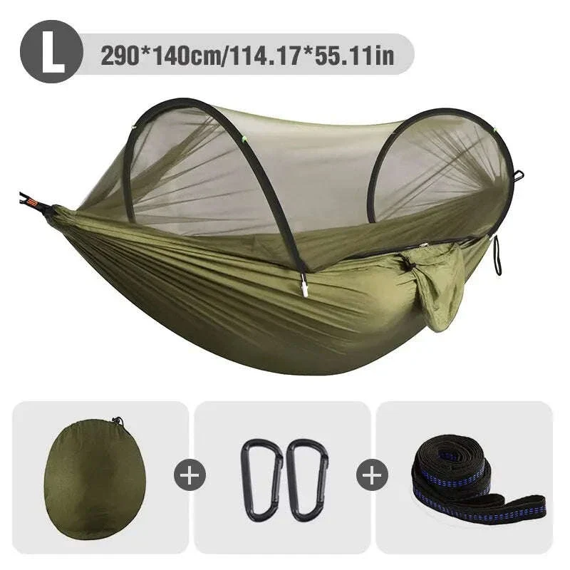 3-in-1 Camping Hammock with Mosquito Mesh and Quick Opening - Image 18
