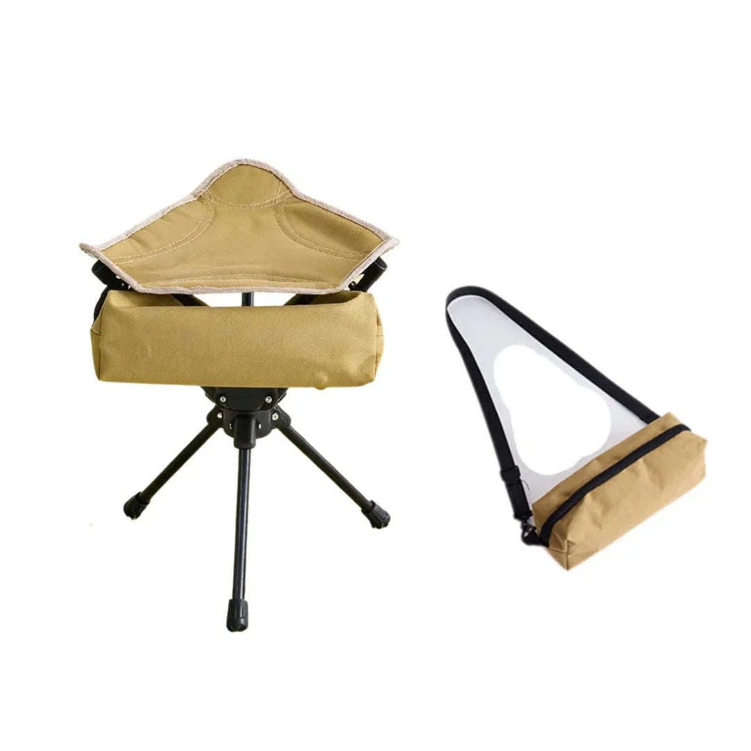 360° Swivel Camping Stool for Hiking, Fishing and Travel - Image 11