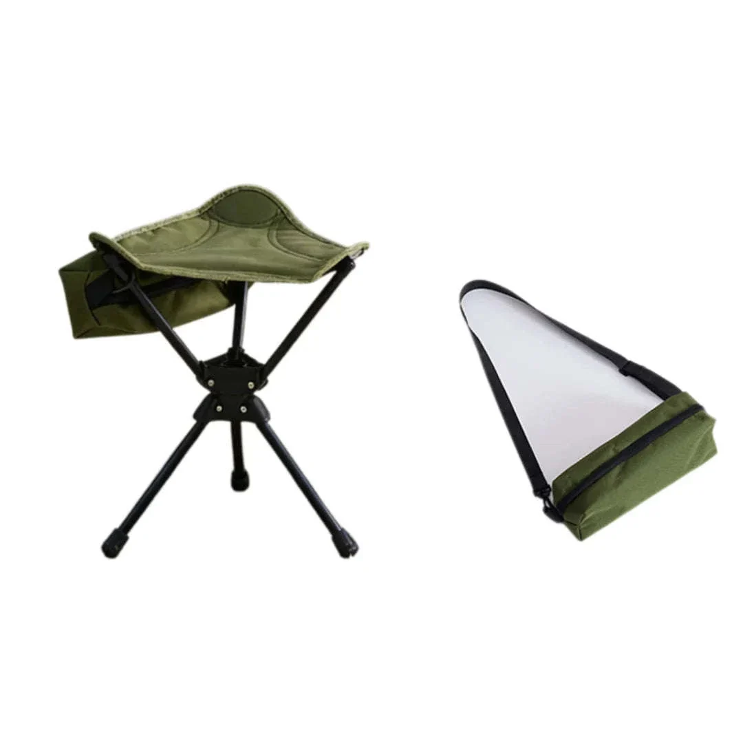 360° Swivel Camping Stool for Hiking, Fishing and Travel - Image 8