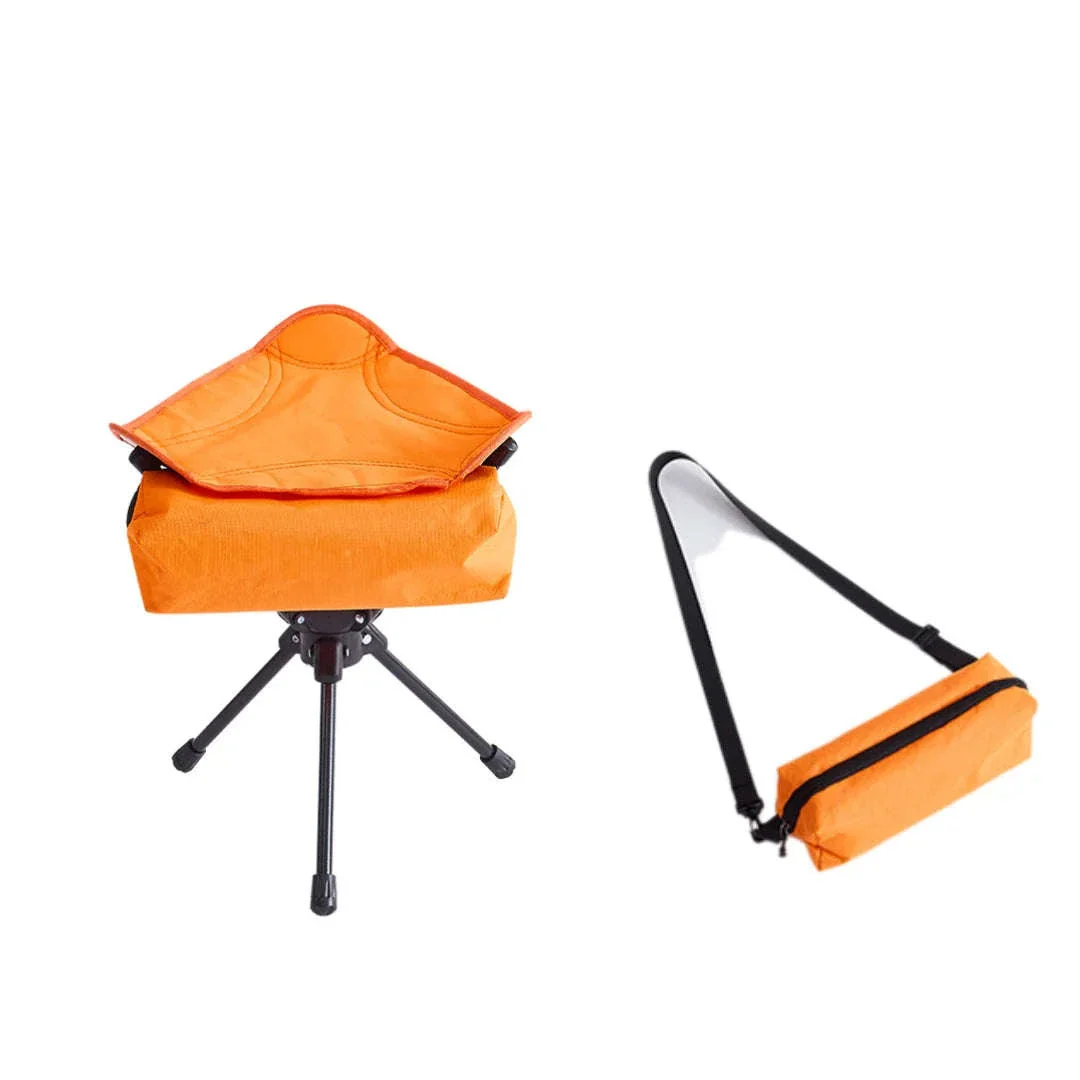 360° Swivel Camping Stool for Hiking, Fishing and Travel - Image 9