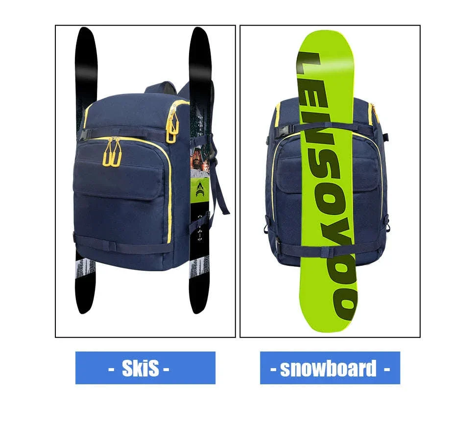 50L Ski Boot Bag Backpack for Boots, Helmet and Gear - Image 12