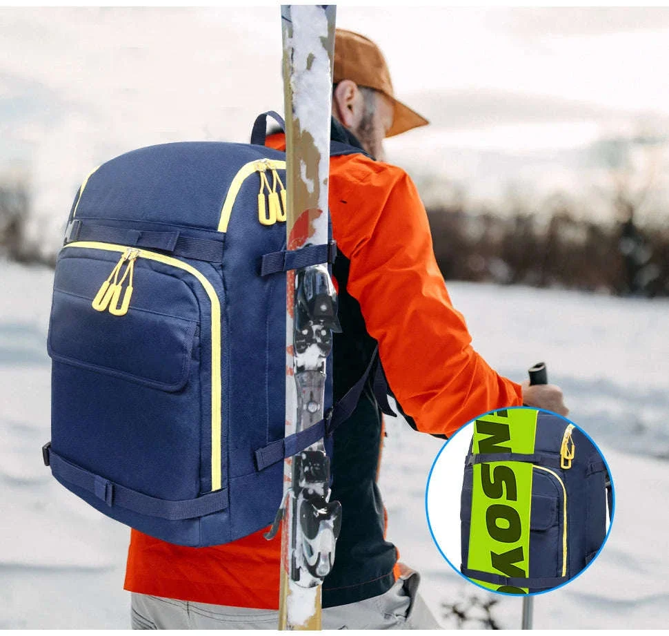 50L Ski Boot Bag Backpack for Boots, Helmet and Gear - Image 15