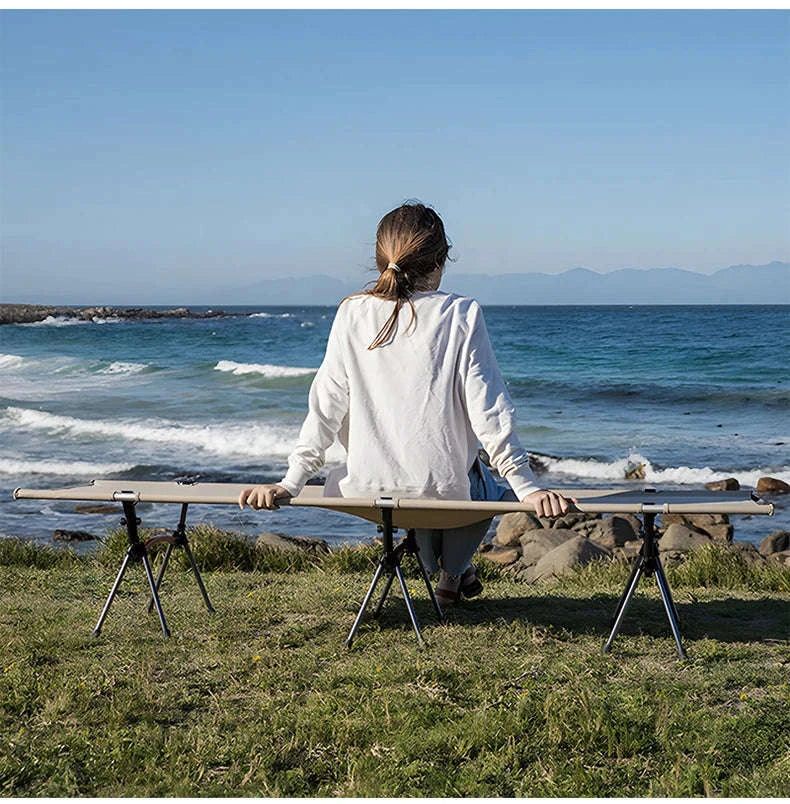 Ultralight Camping Cot Folding Bed for Hiking and Travel - Image 16
