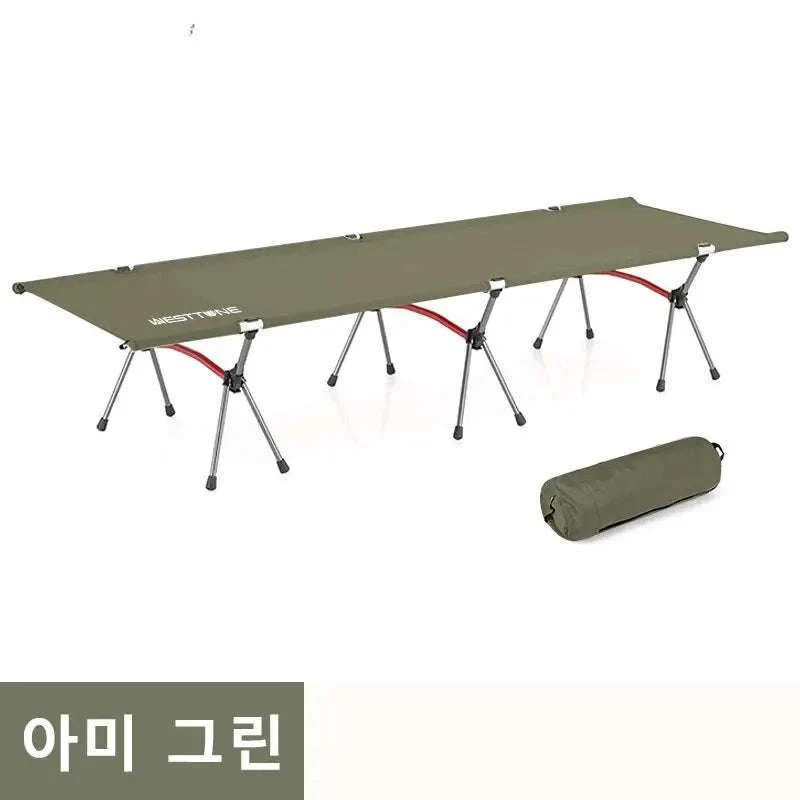 Ultralight Camping Cot Folding Bed for Hiking and Travel - Image 21