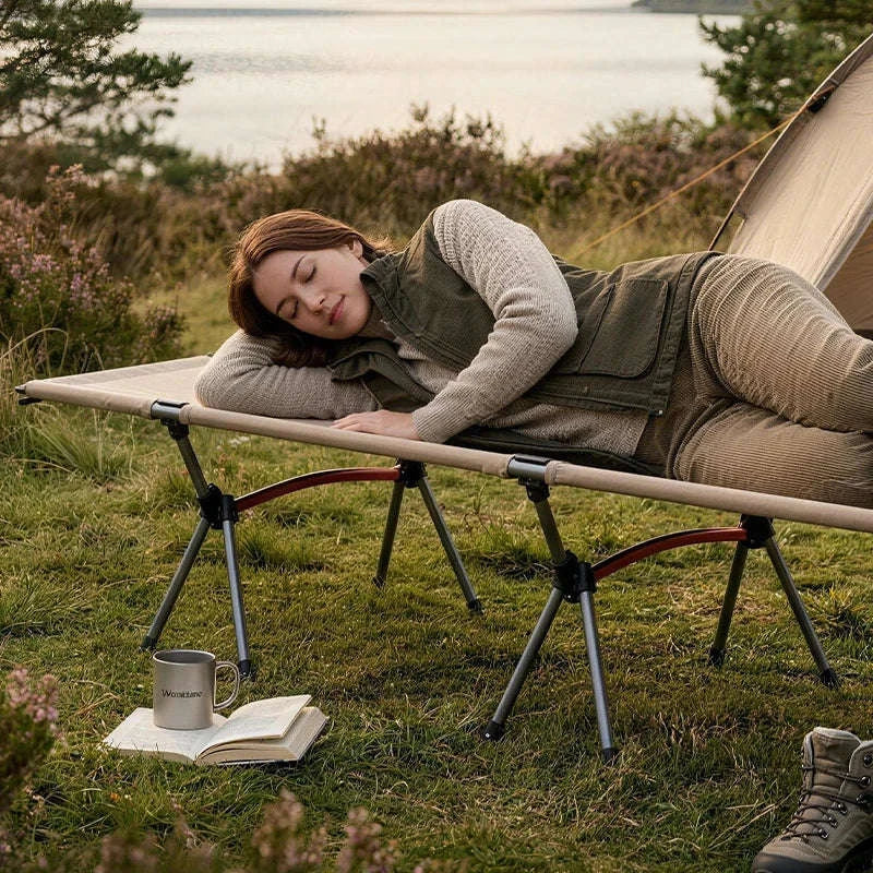 Ultralight Camping Cot Folding Bed for Hiking and Travel - Image 6
